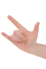 sign language - i love you