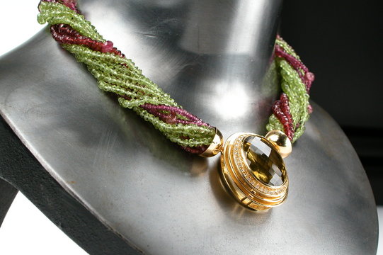 collier rauchquarz