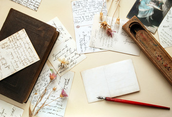 old postcards and memories