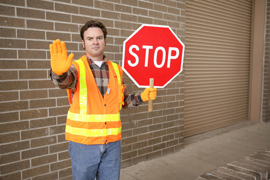 Crossing Guard At School