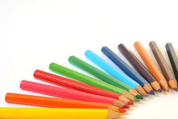 color pencils close-up