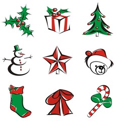 9 christmas icons