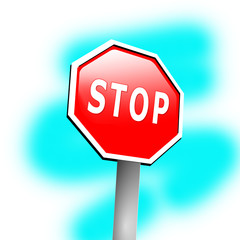 stop sign frame