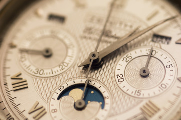 expensive swiss watch close up