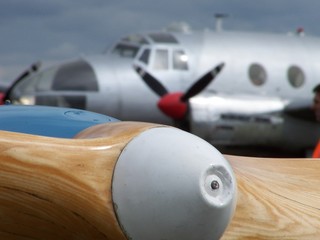 hélice en bois