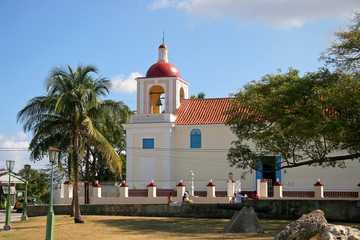 Fototapeta na wymiar kubański Kościół