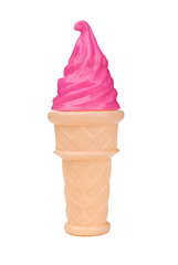 magenta toy ice cream cone