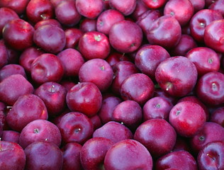 red apples