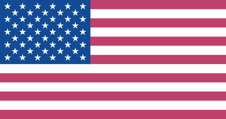 the stars and stripes - simple usa flag