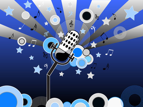microphone and music