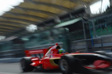 Cercles muraux Voitures rapides Stock photo de a1 grand prix à sepang en malaisie 20