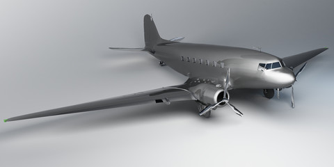 metal airplane 3