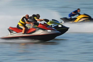Abwaschbare Fototapete Wasser Motorsport Jet Ski