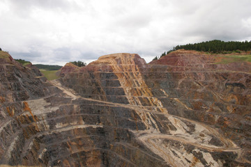open pit mine