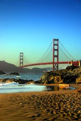 Schapenvacht deken met patroon Baker Beach, San Francisco Baker Beach, San Francisco