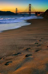 Lichtdoorlatende rolgordijnen Baker Beach, San Francisco Baker Beach, San Francisco