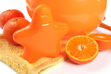 shampooing  oranges