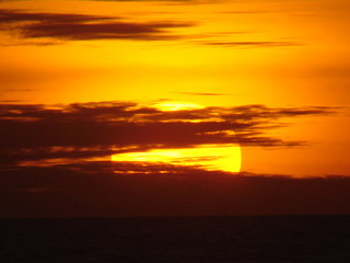 Naklejka premium sonnenuntergang