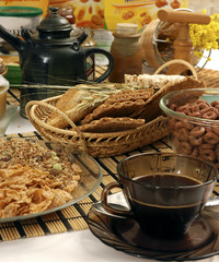 breakfast and lunchtime