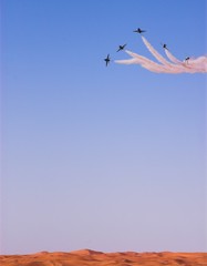 planes above the dunes