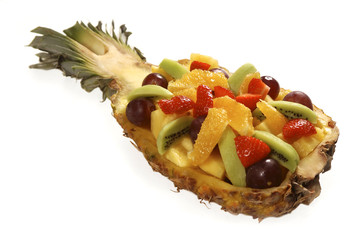 pineapple staffed with the fruits