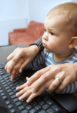 computer baby