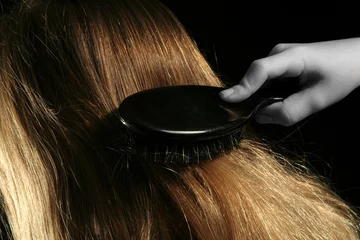 Fotobehang Kapsalon brosse cheveux
