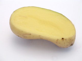 kartoffel halbiert roh