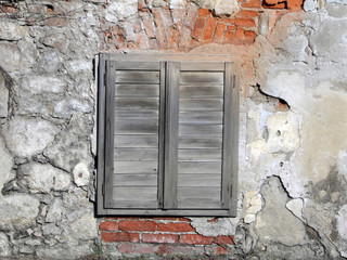 ruined facade