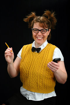 nerd girl