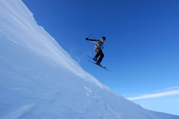 skiing
