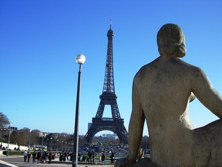 Fototapeta na wymiar paris - Tour Eiffel