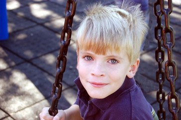 portrait of a young boy