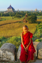 portrait of young monk