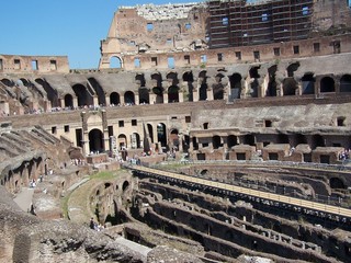 inside the colosseum 3