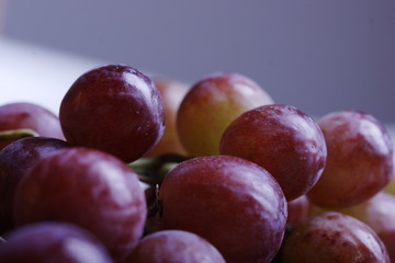 rote weintrauben
