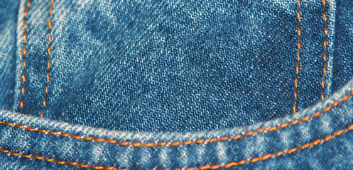 blue jeans pocket