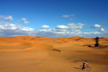 Fototapeta na wymiar sahara - hassilabed - maroc