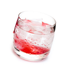 cocktail isolated on white background
