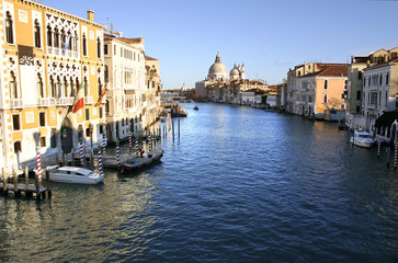 Fototapeta na wymiar Canal Grande w Wenecji