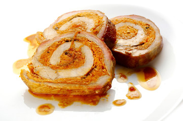 pork ham with sauerkraft