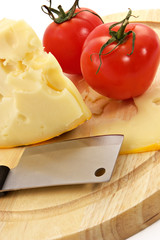 cheese and fresh tomatoes