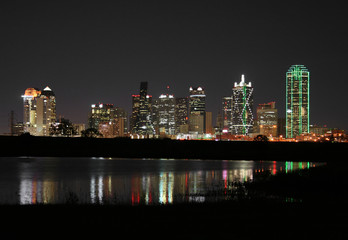 downtown dallas, texas at night - 2328461
