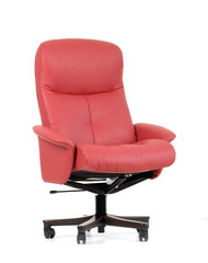 red luxury office chair