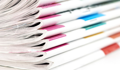 heap of magazines