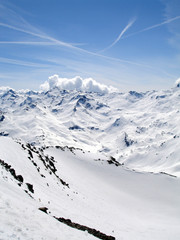 photo de paysage de montagne