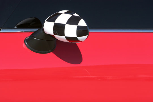 Custom Sideview Mirror Of Mini Cooper