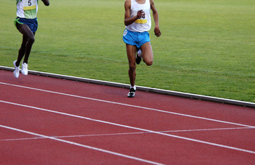 Fototapeta premium running athletes