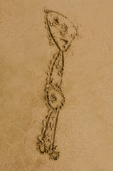 dessin de plage