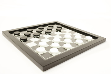 black and white board game